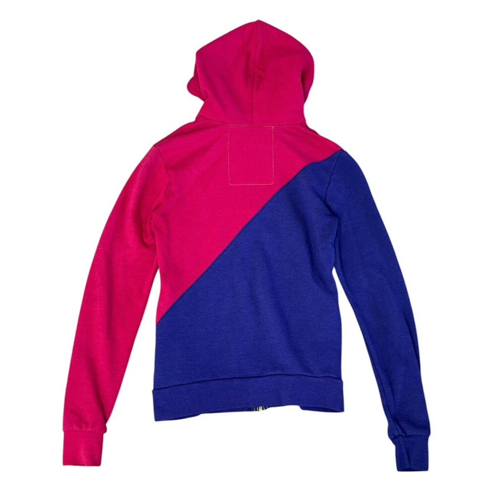 AVIATOR NATION Glider Colorblock Set Hot Pink Purple Joggers Zip Hoodie XS RARE - Picture 10 of 11